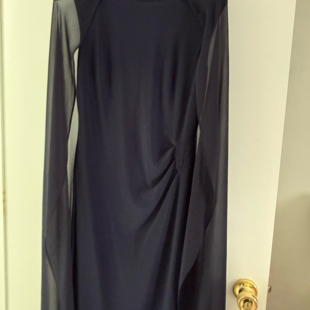 Ralph Lauren Navy cape dress